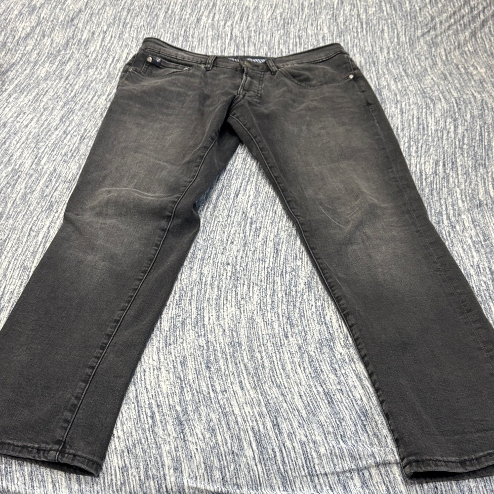 Daniel Cremieux Men's Charcoal Straight Jeans